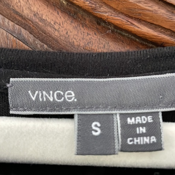 Vince - black long sleeved top - Dolman sleeves. - Picture 3 of 5